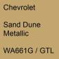 Preview: Chevrolet, Sand Dune Metallic, WA661G / GTL.